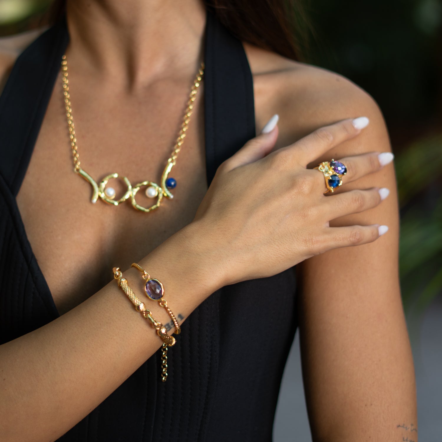 Regal Essence Gold Adjustable Bracelet
