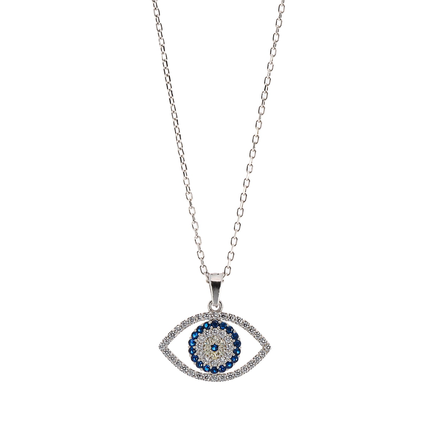The Sparkly Evil Eye Necklace, a symbol of protection and spiritual significance.