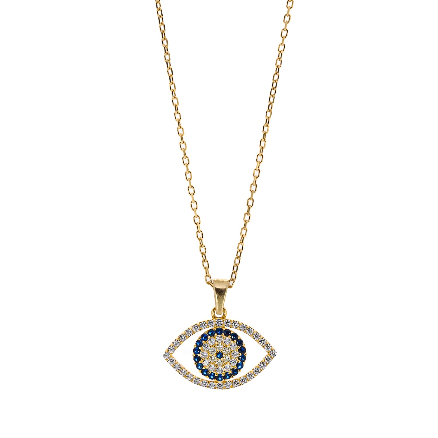 The Sparkly Evil Eye Necklace, a symbol of protection and spiritual significance.