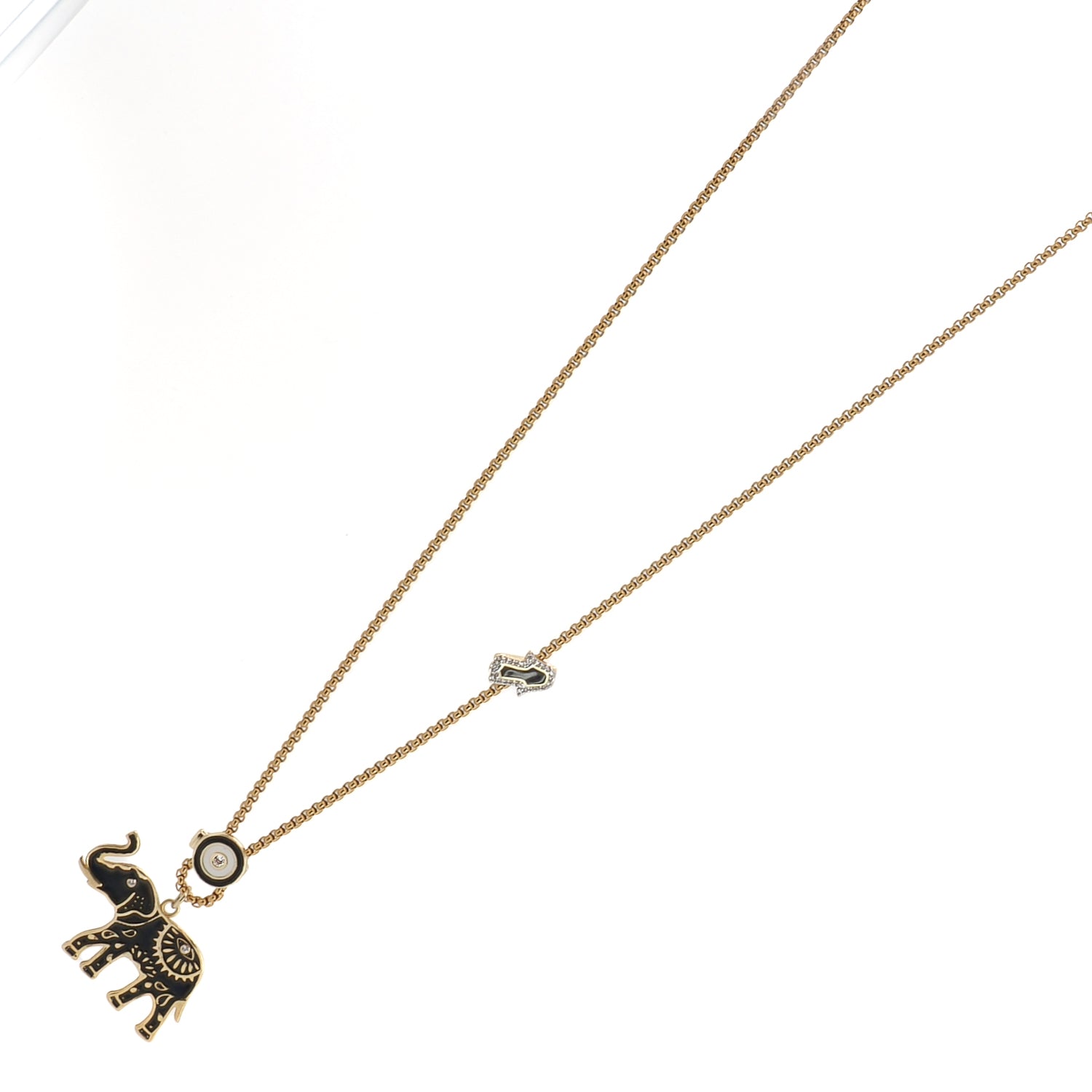 Spiritual Elephant Talisman Long Chain Necklace