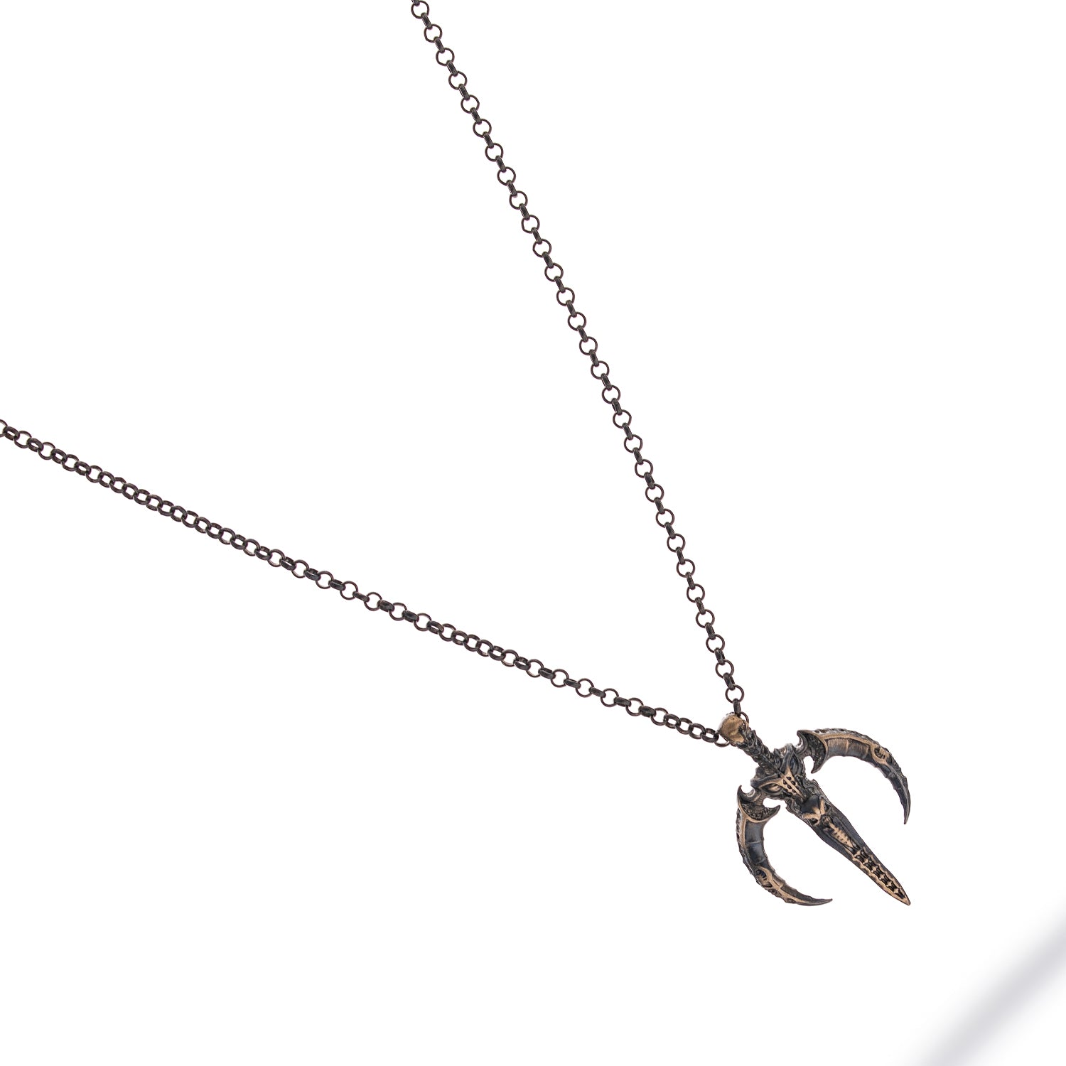 Winged Guardian Men’s Sterling Silver Necklace