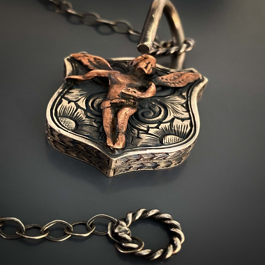 Experience the Power of Guardian Angels with the Angel Lock Necklace