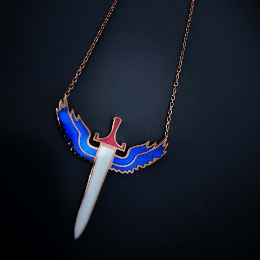 This stunning Angel Sword Necklace is a beautiful and meaningful piece of jewelry