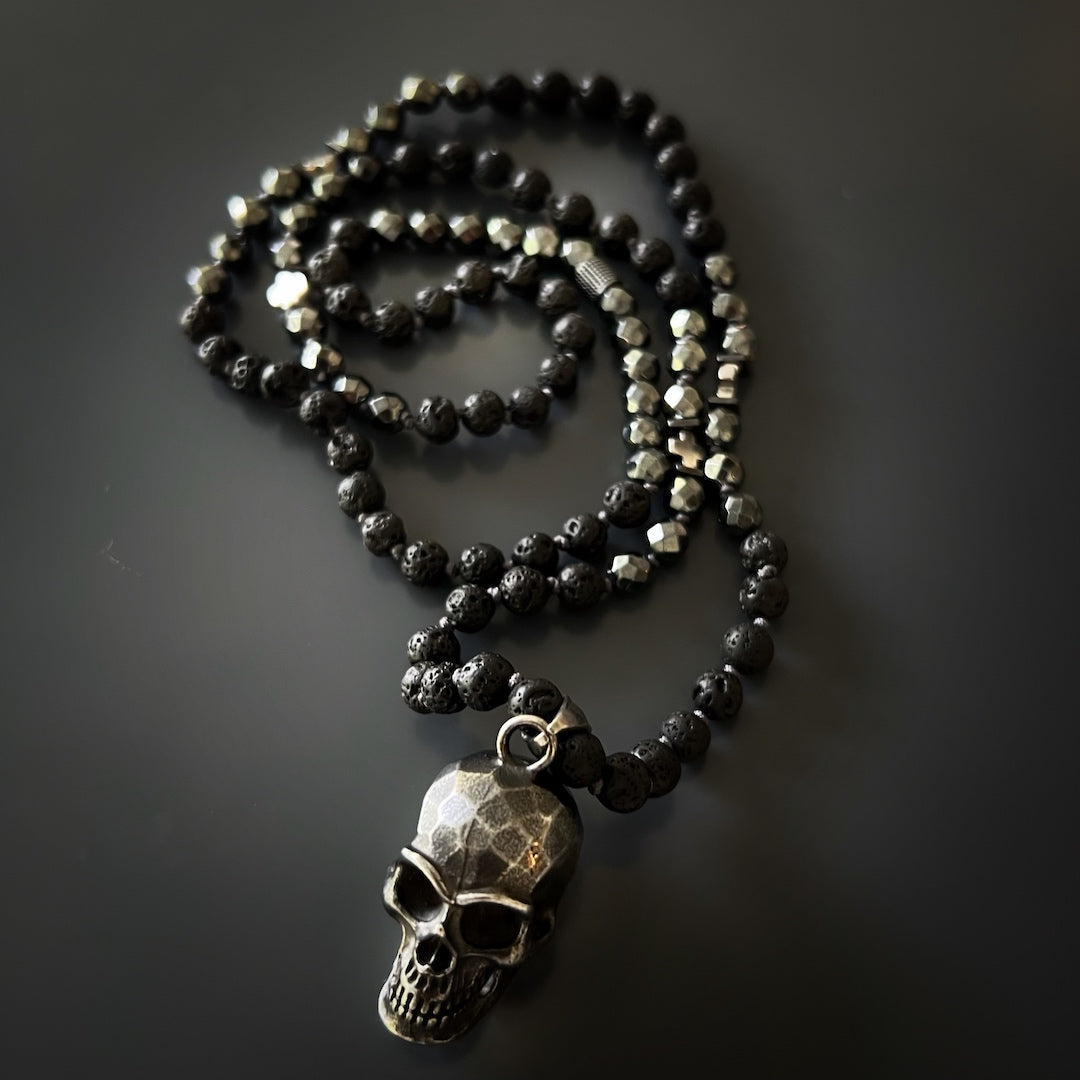 Halloween Skulls Necklace [] - MardiGrasOutlet.com