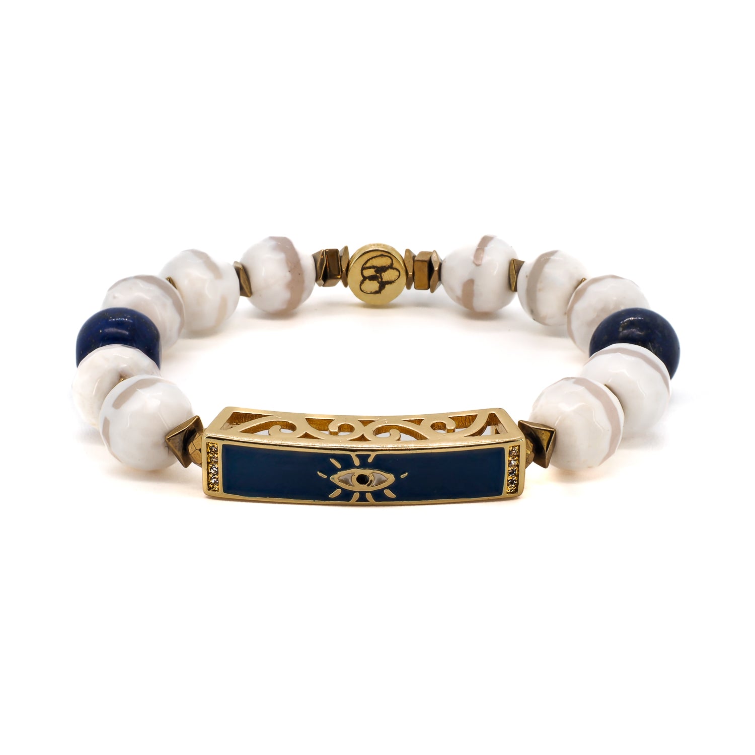 The Blue Amulet Bracelet, a stylish and protective accessory