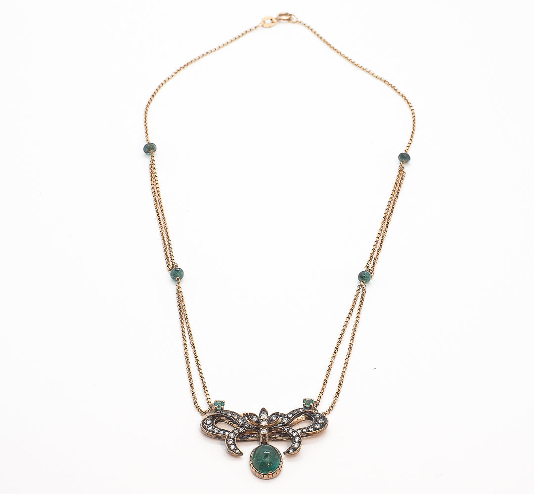 Handcrafted from recycled metals and natural gemstones in Ebru Jewelry's New York Atelier.