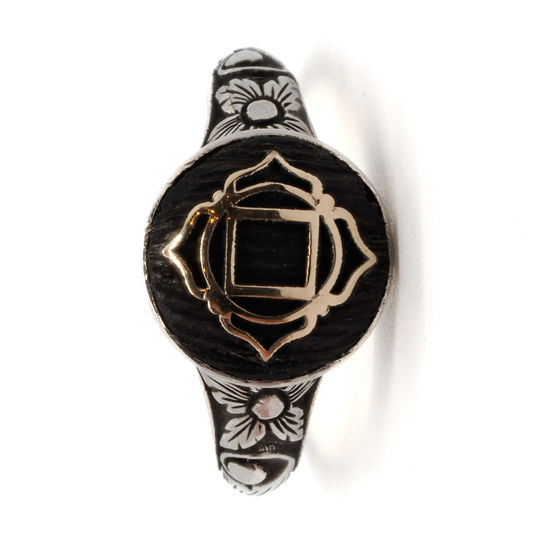 Chakra Ring, a fine jewelry masterpiece for yoga enthusiasts.