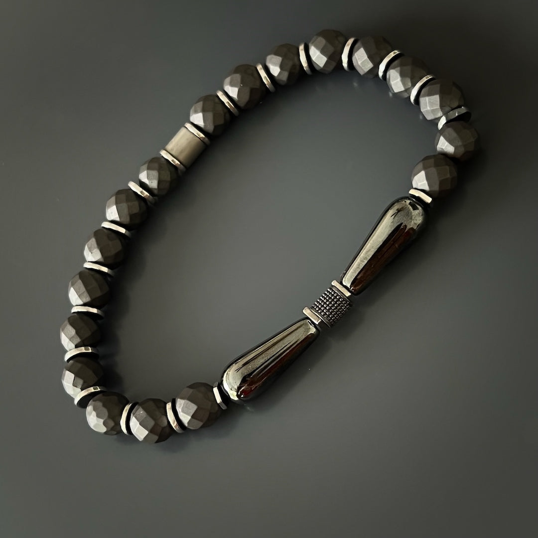Find inner peace and balance with the Hematite Balance Bracelet, a meaningful and one-of-a-kind accessory.