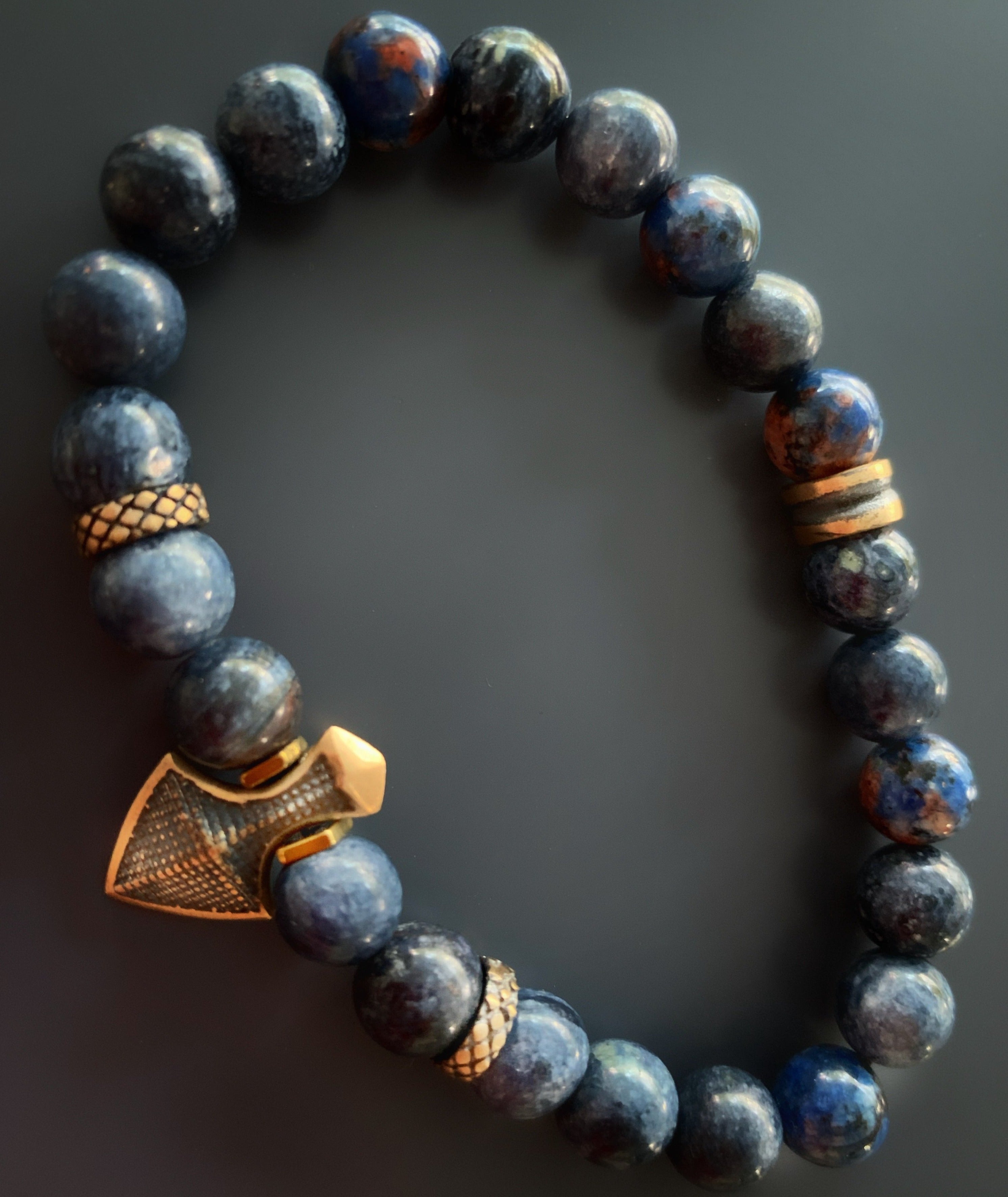 Sodalite Stone Bracelet for Verbalizing Thoughts and Feelings
