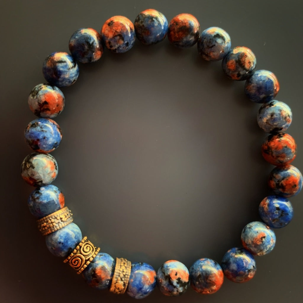 Positive Energy - Handcrafted Sodalite Stone Bracelet.