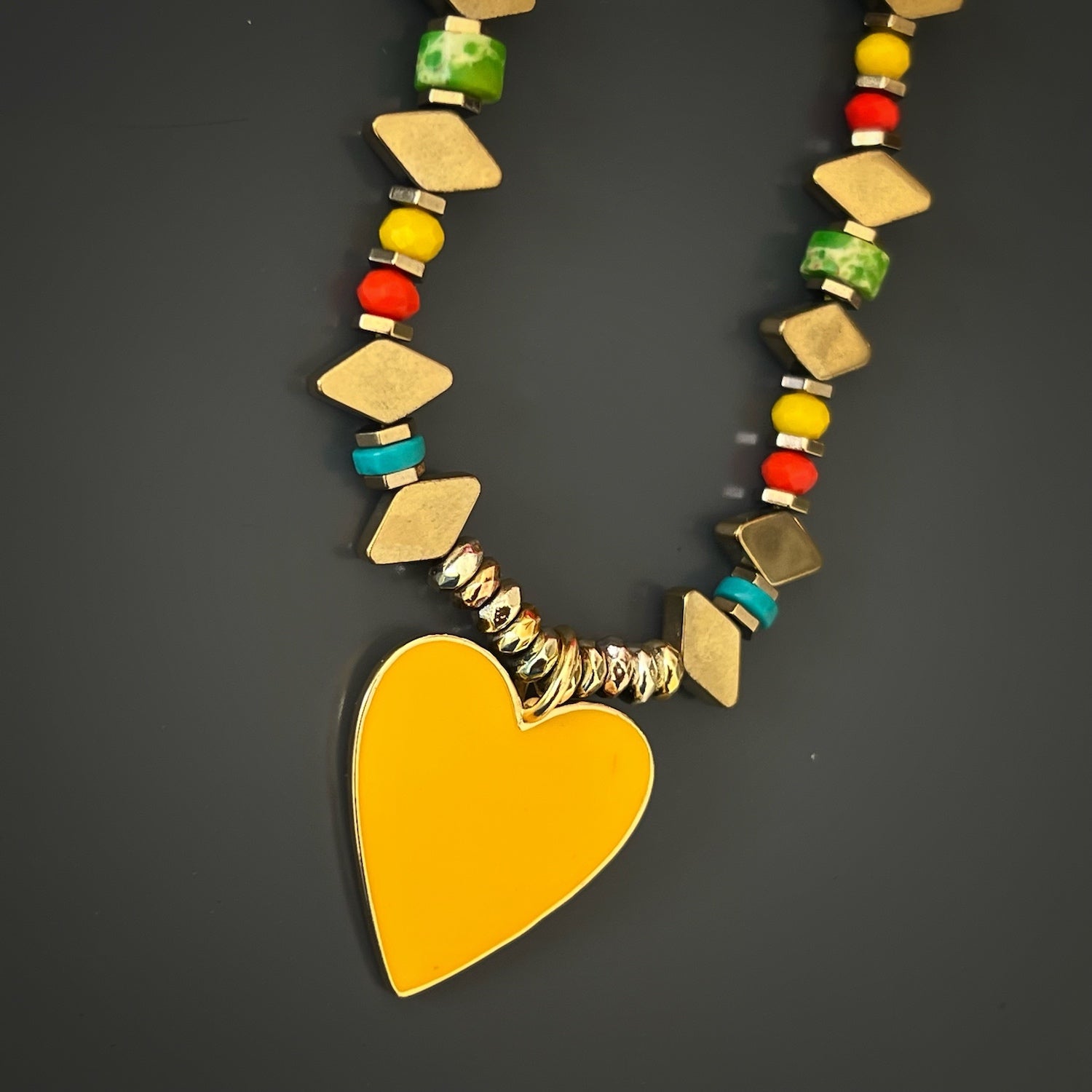 The Joyful Heartbeat Necklace, a stunning accessory that radiates love and cheerfulness.