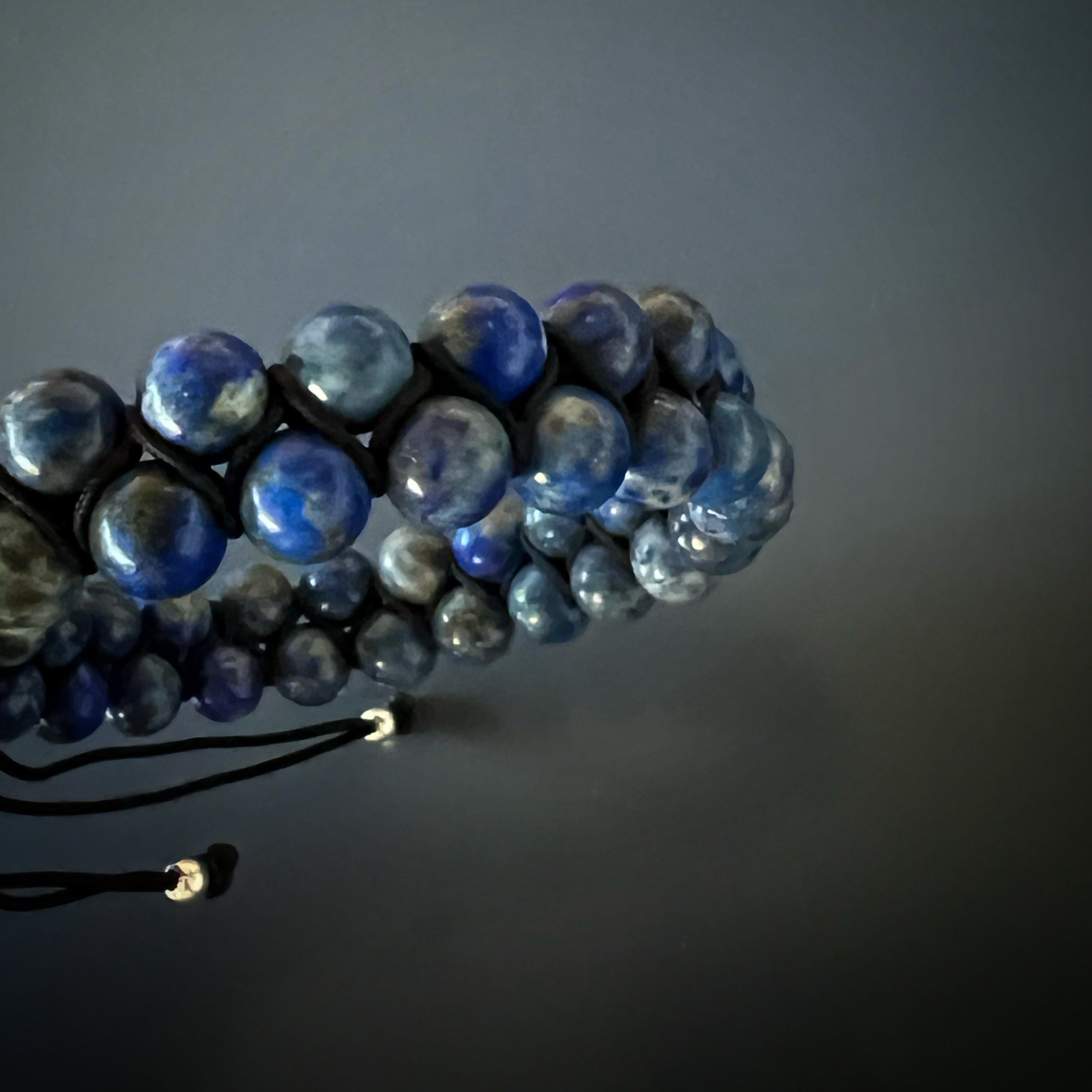Lapis Lazuli Energy Bracelet featuring beautiful 6mm stone beads.
