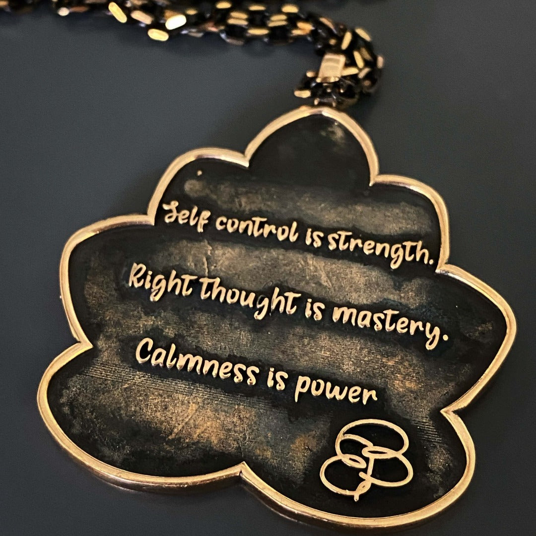 Discover the power of protection with the Lotus Flower Protective Hope Necklace, showcasing a unique pendant design and meaningful quote.