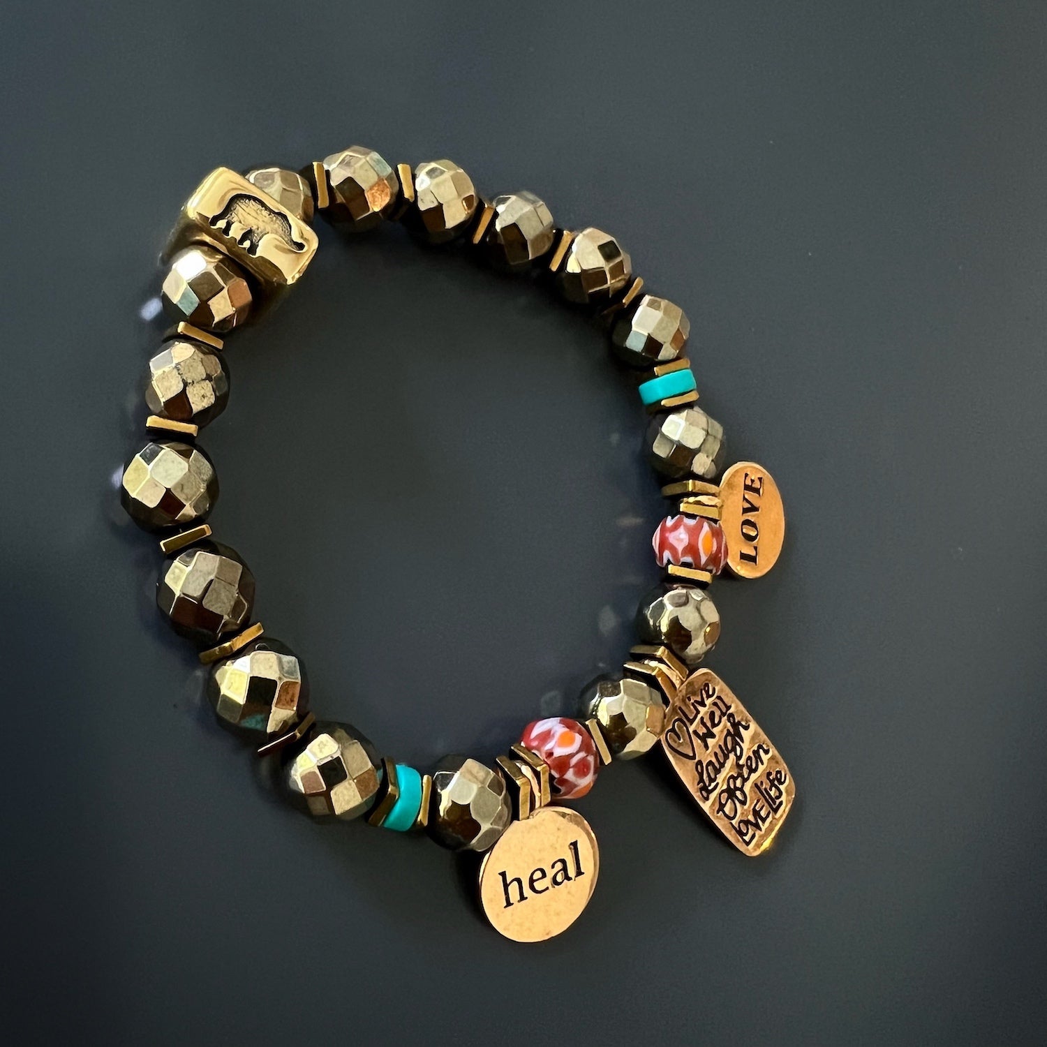 Experience the joy and beauty of the &quot;Love Your Life&quot; Bracelet, a meaningful piece designed to celebrate life and inspire love.