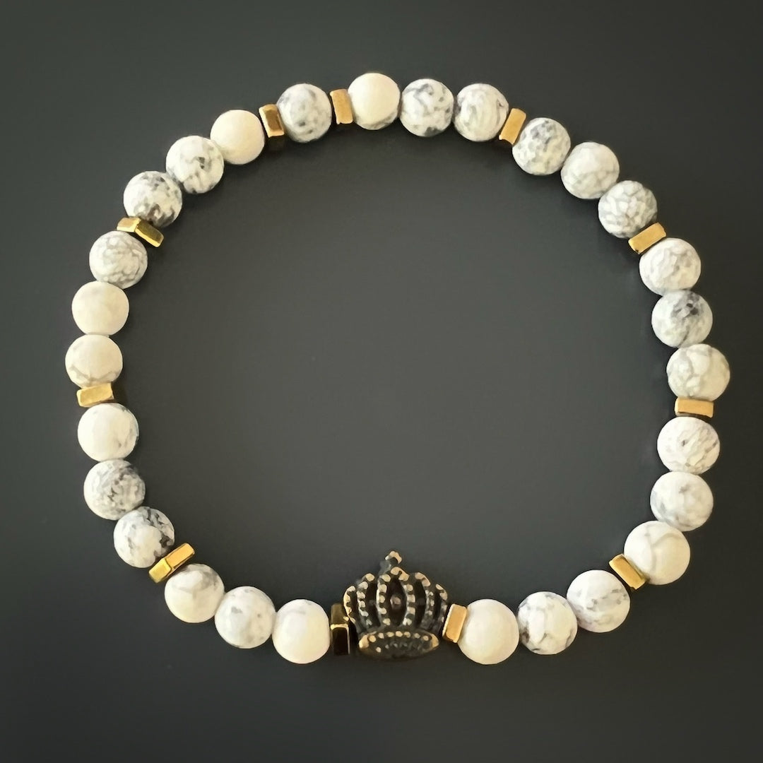 Experience the tranquility of the Men&#39;s Spiritual Beaded Bracelet, designed to promote inner peace and balance.