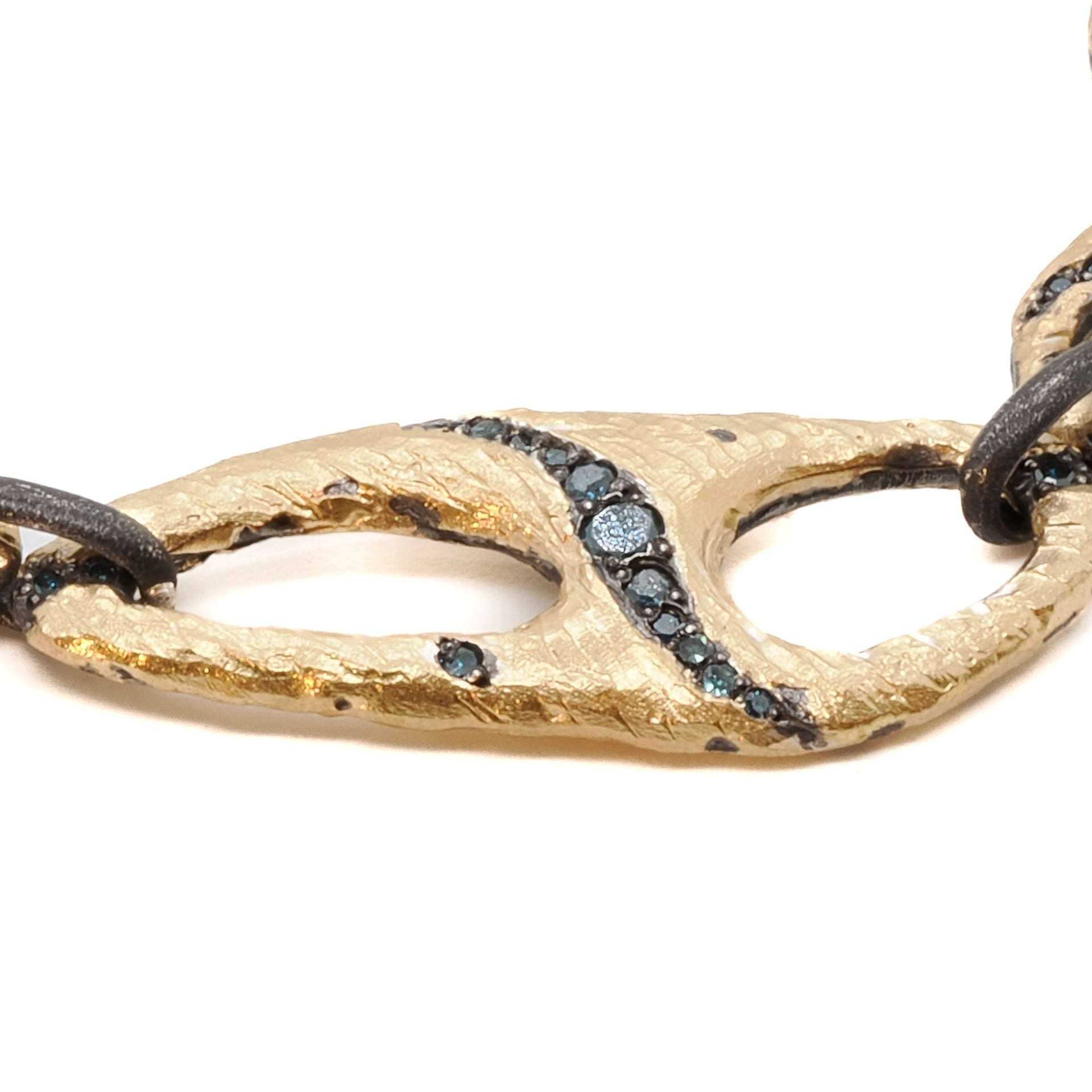 Recycled Handmade Jewelry - Nature Uneven Bracelet, an eco-friendly statement piece.