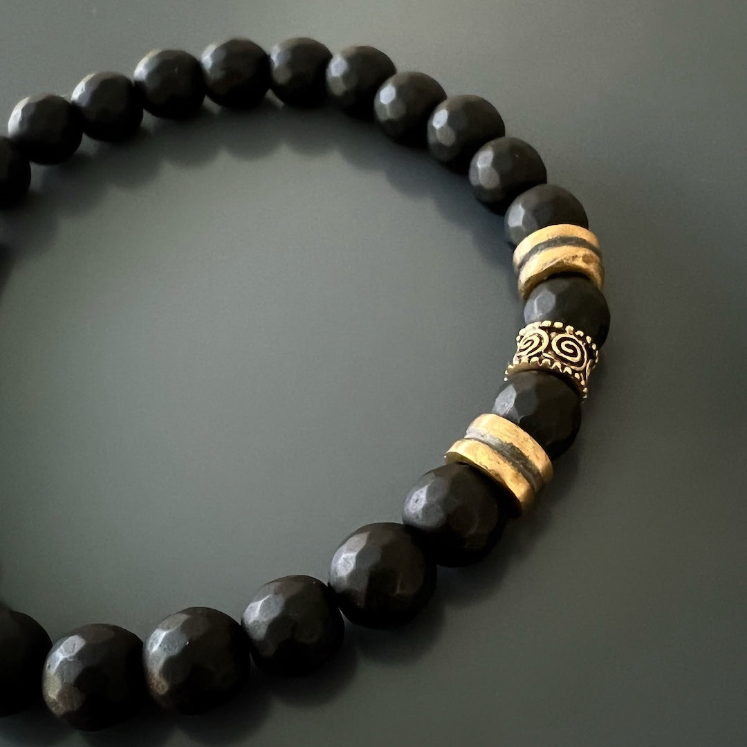 Unique Black Onyx Stones - Symbol of Change and Protection.