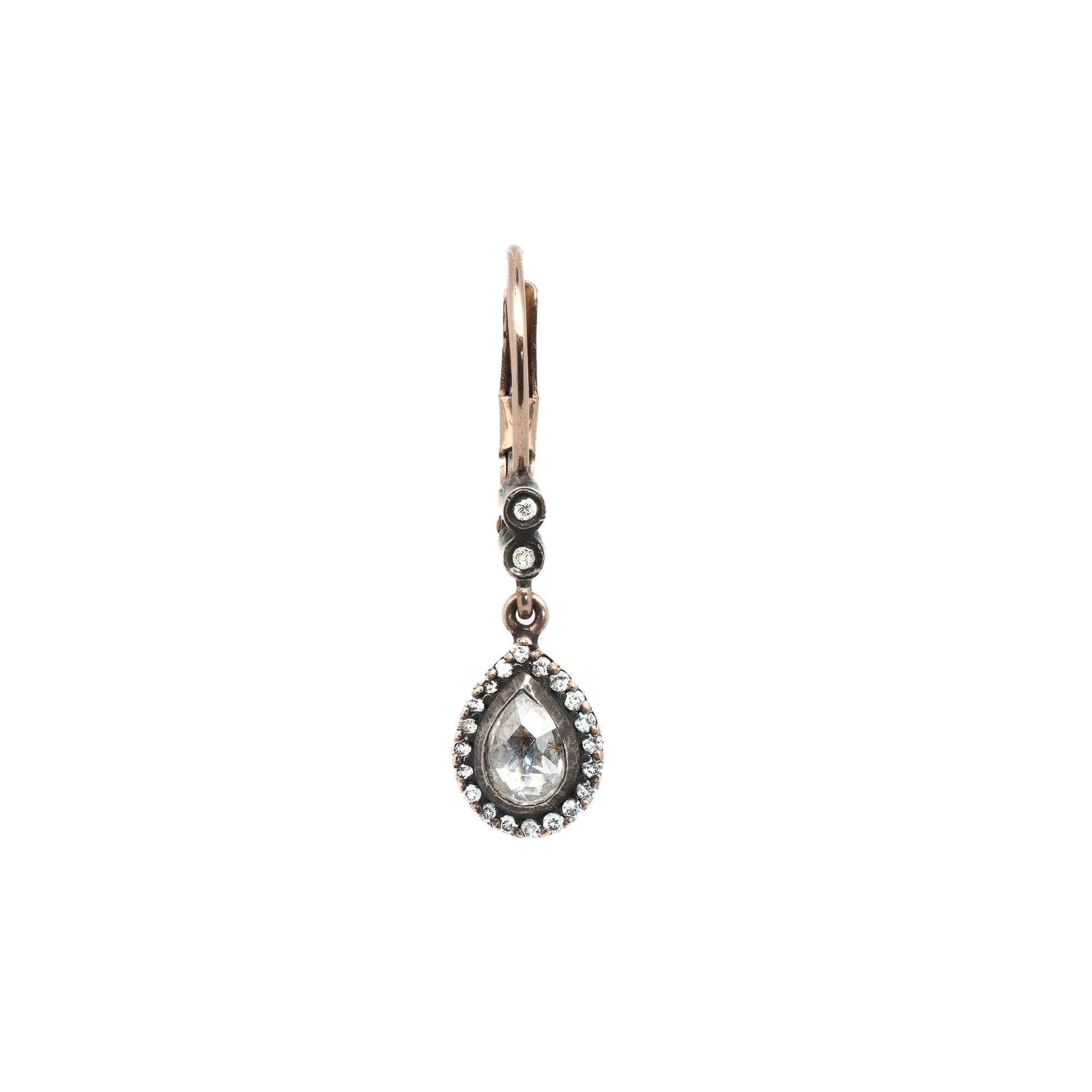 Pear Shaped Diamond Earrings