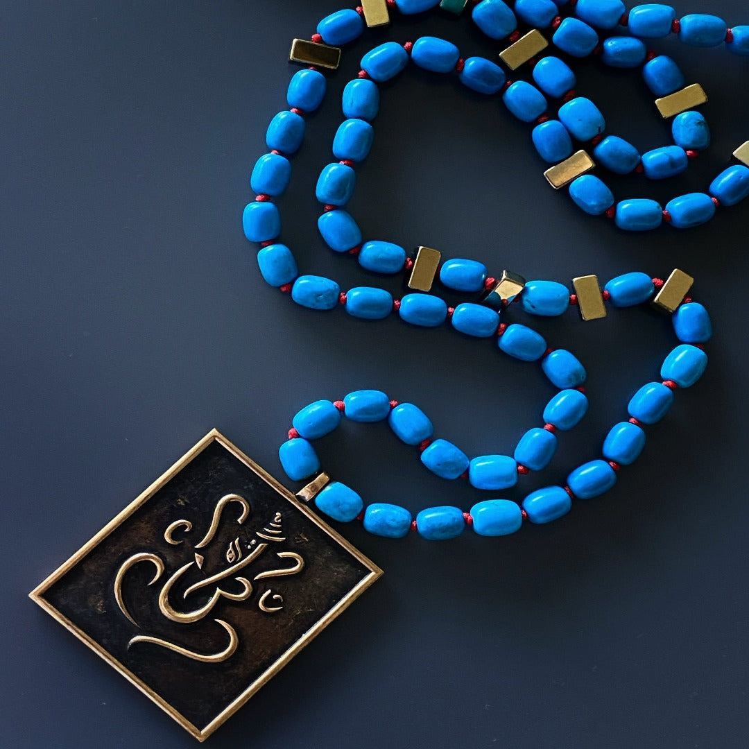 the Positive Life Necklace, radiating positivity and embracing spiritual teachings.