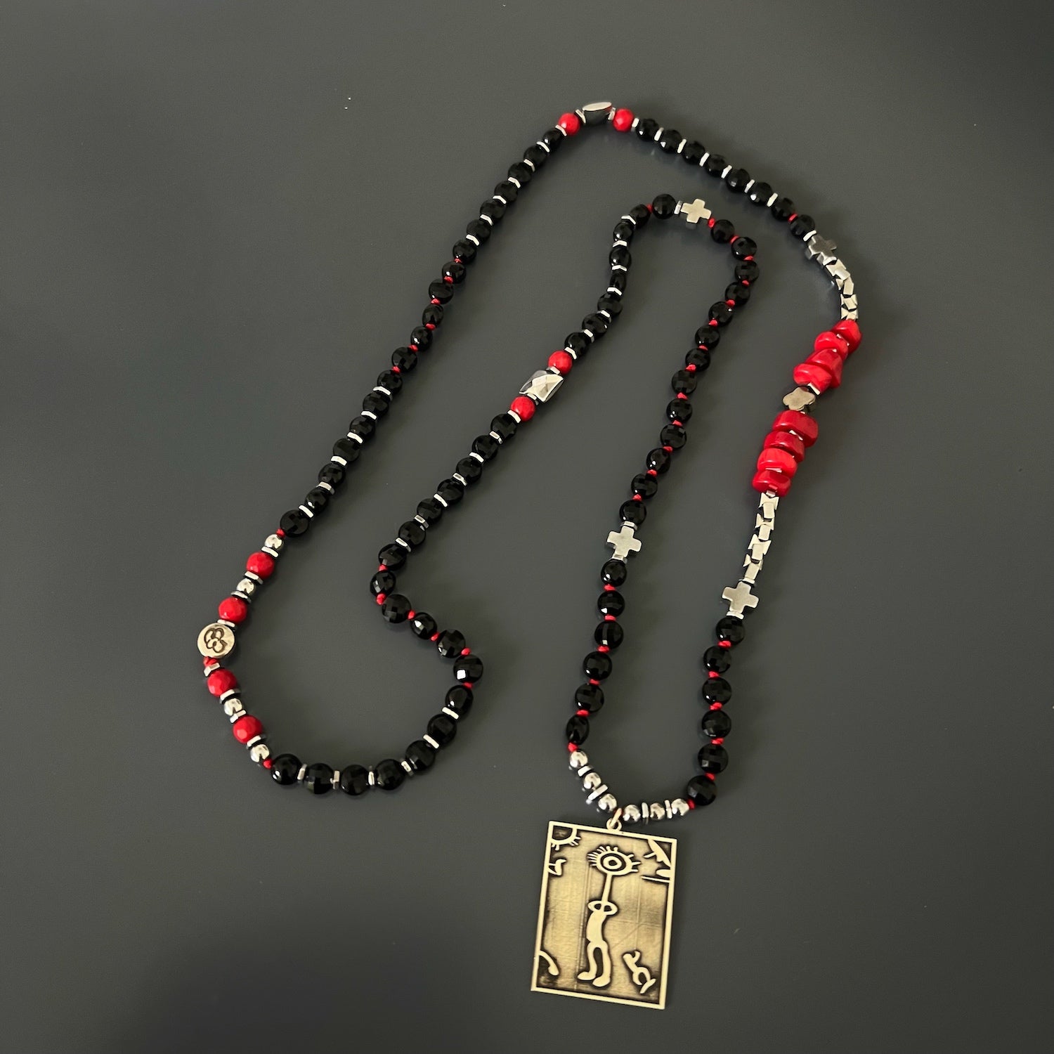 Shamanic Symbols Pendant Necklace - Embody the power of the spiritual realm.