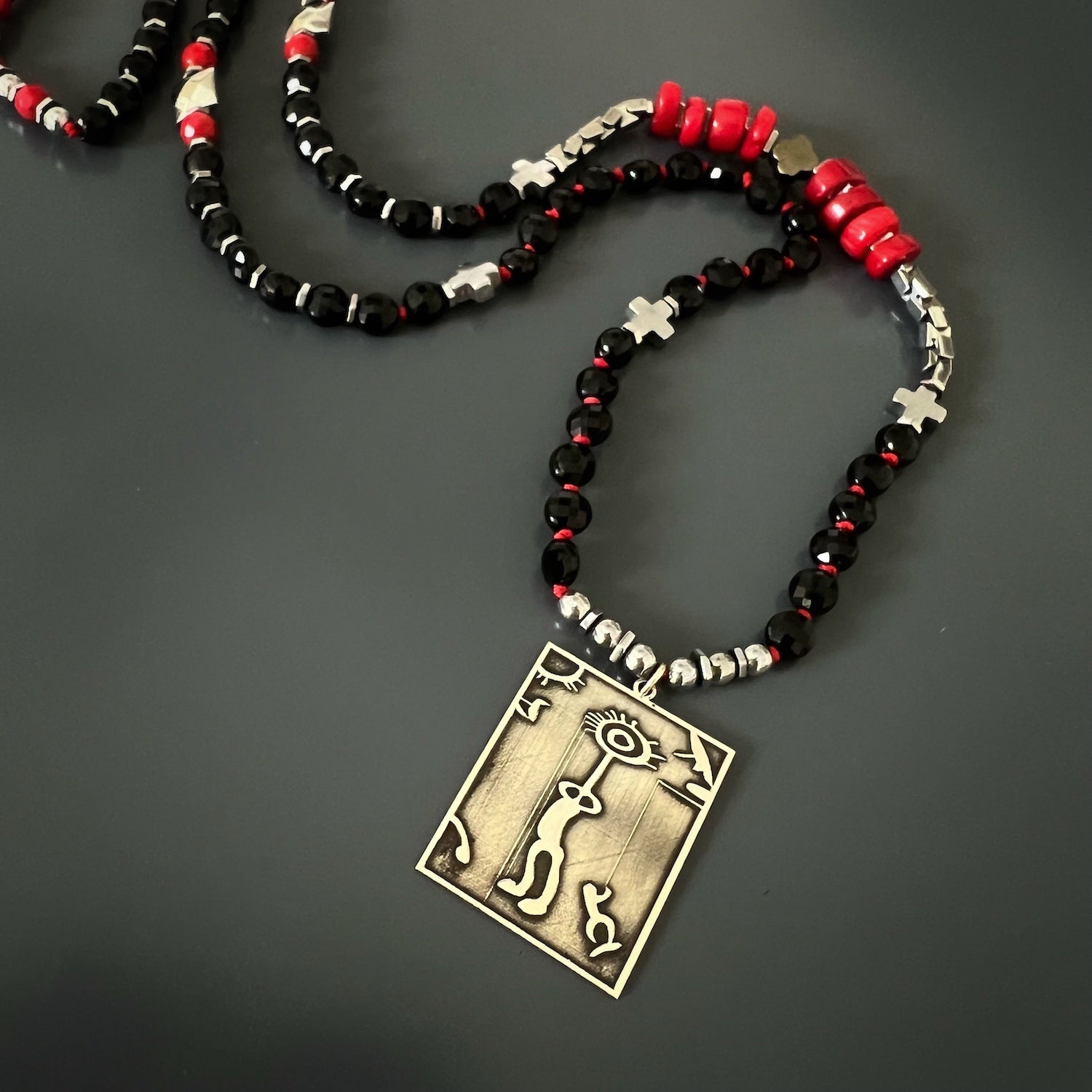 Stylish and Meaningful - The Shamanic Spirit Onyx Necklace.