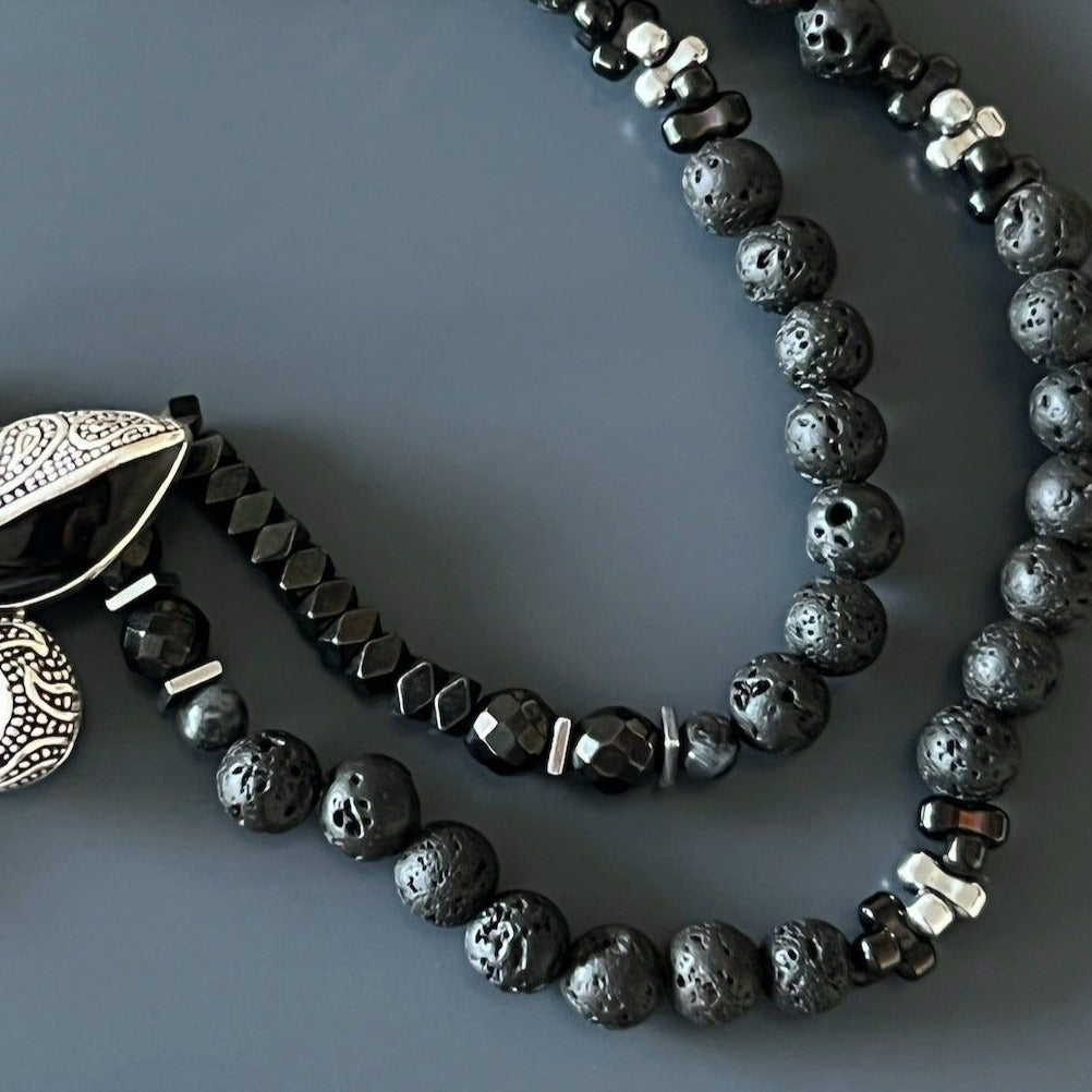 Handcrafted Meaningful Design - Silver Fleur De Lis Pendant.