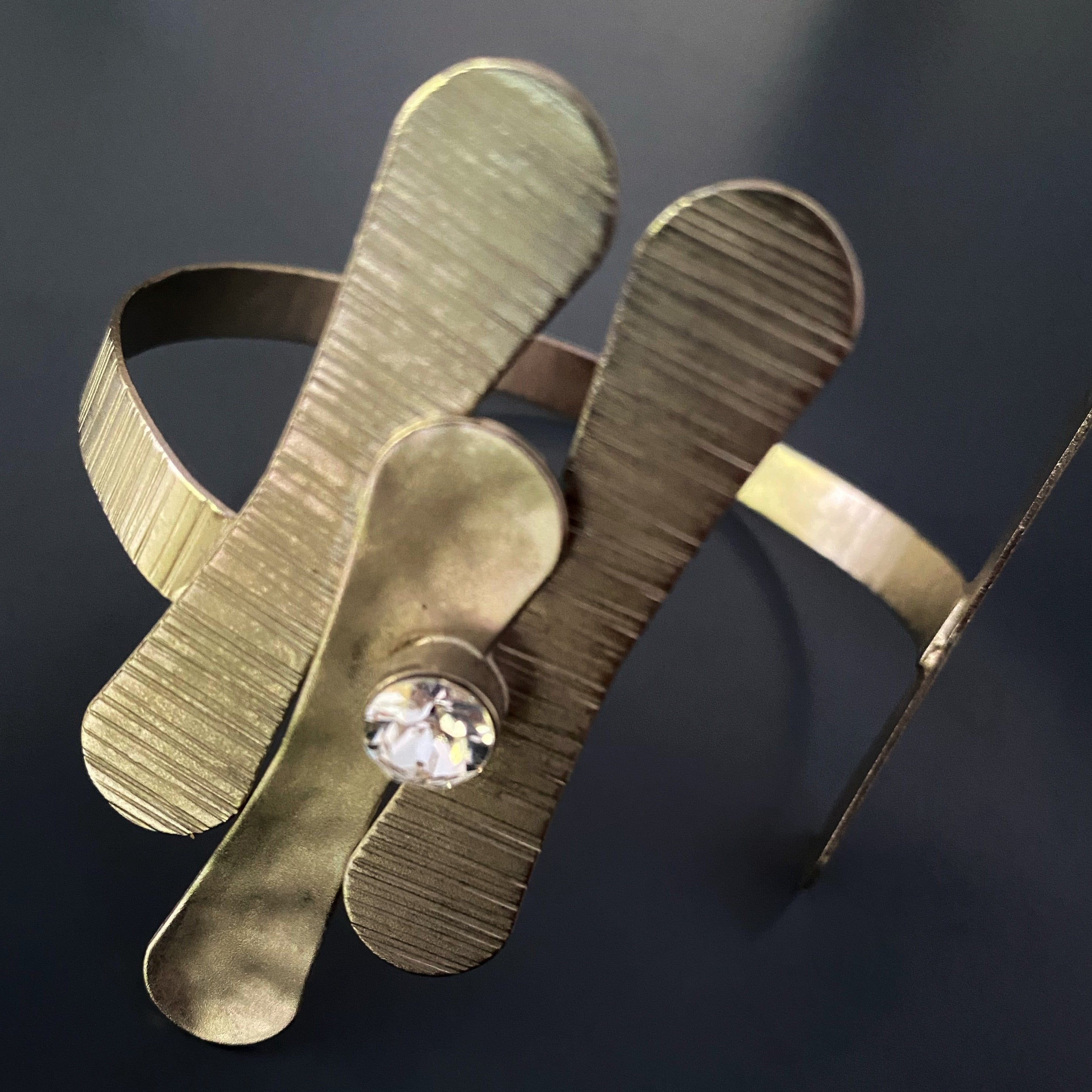 Elegant CZ Diamond Arm Cuff Bracelet for a touch of sparkle