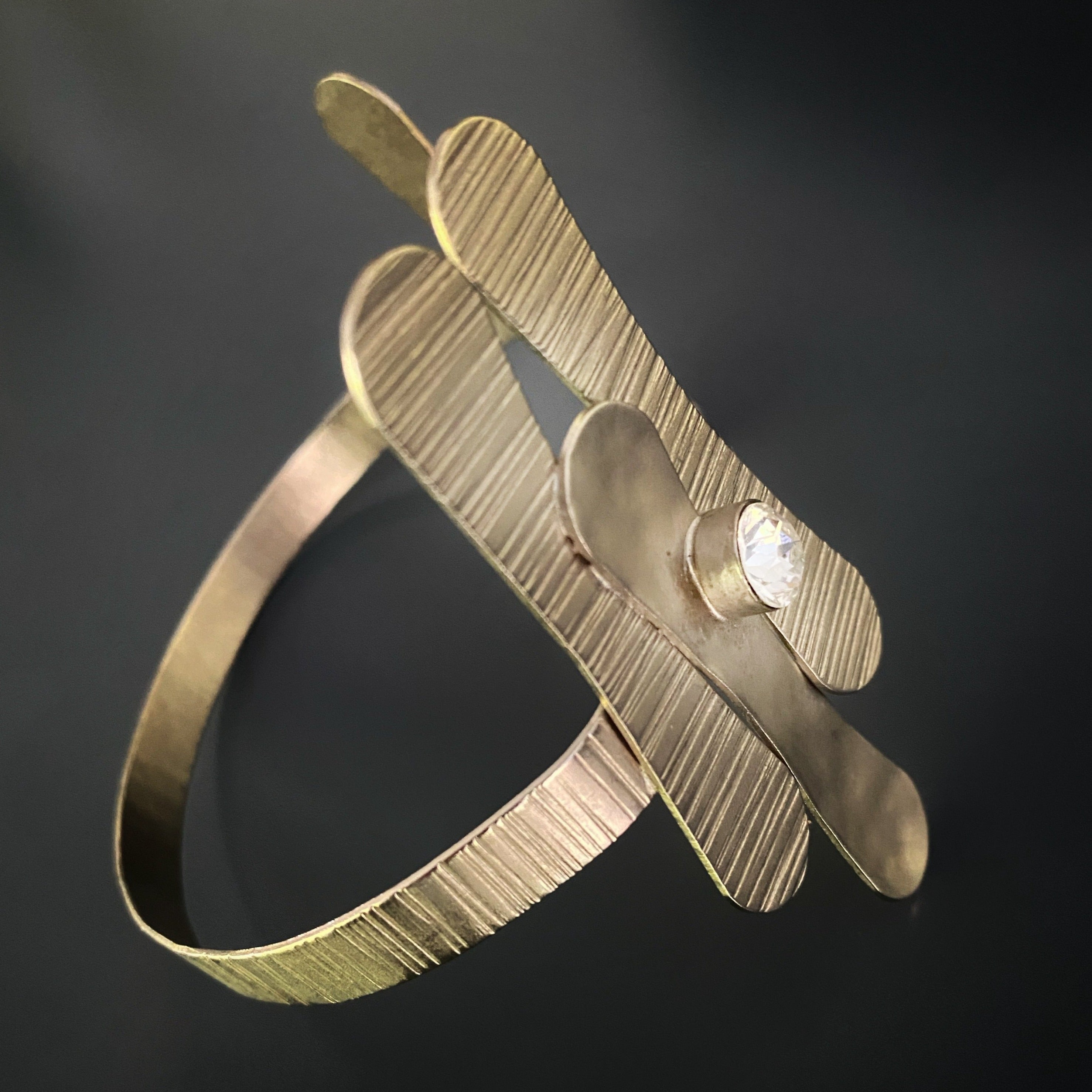 Simple yet striking Silver Upper Arm Cuff Bracelet design