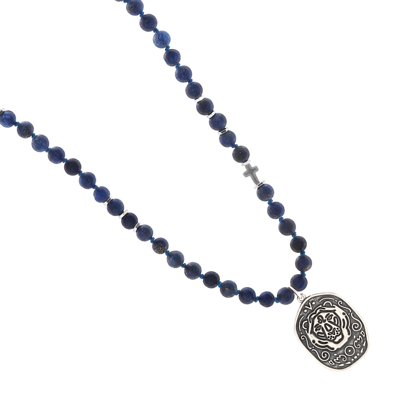 Elevate your style with the Spiritual Lapis Lazuli Lion necklace, a meaningful piece that represents courage and protection.