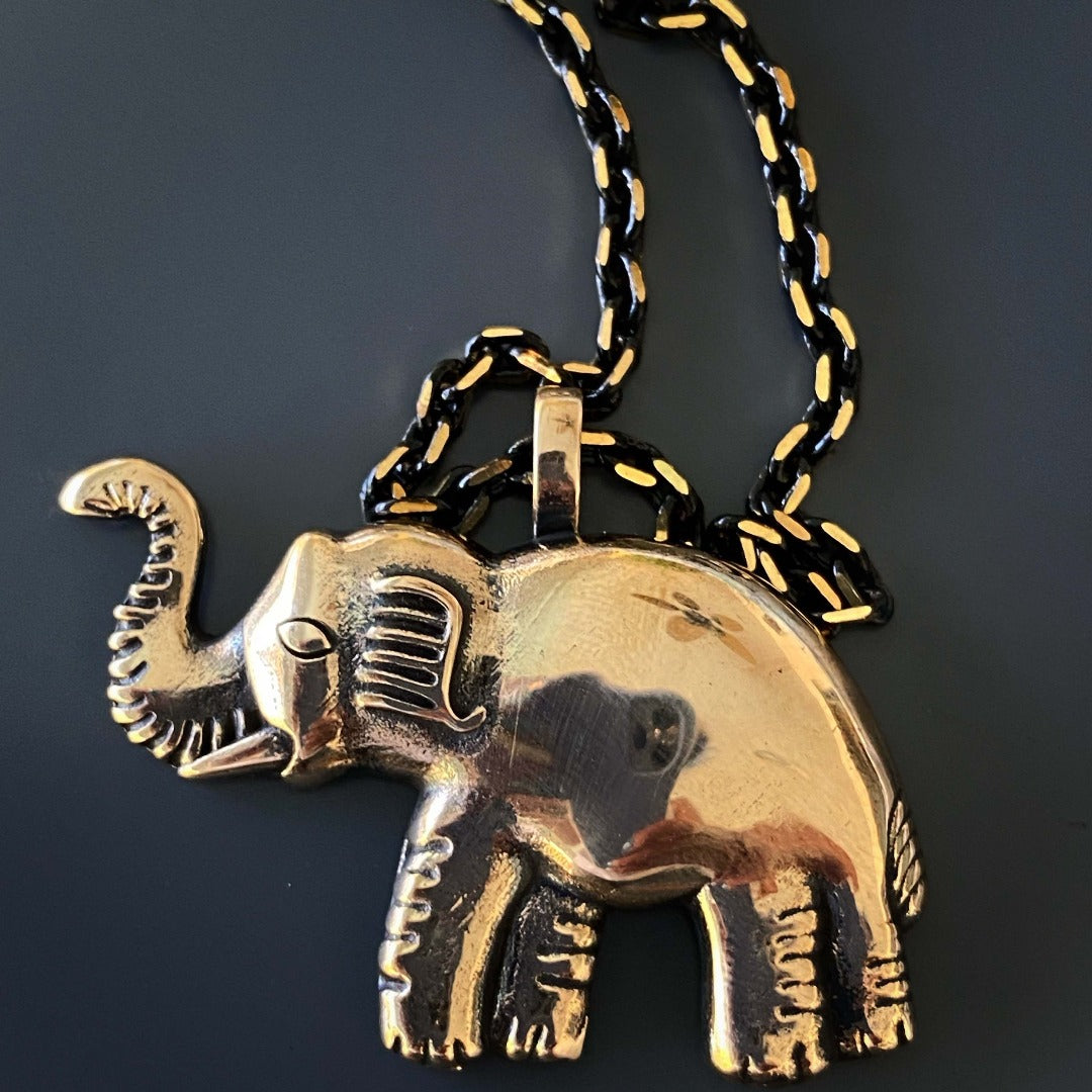 Wearable Luck - The Elephant Necklace Offers a Stylish Way to Carry Luck with You.
