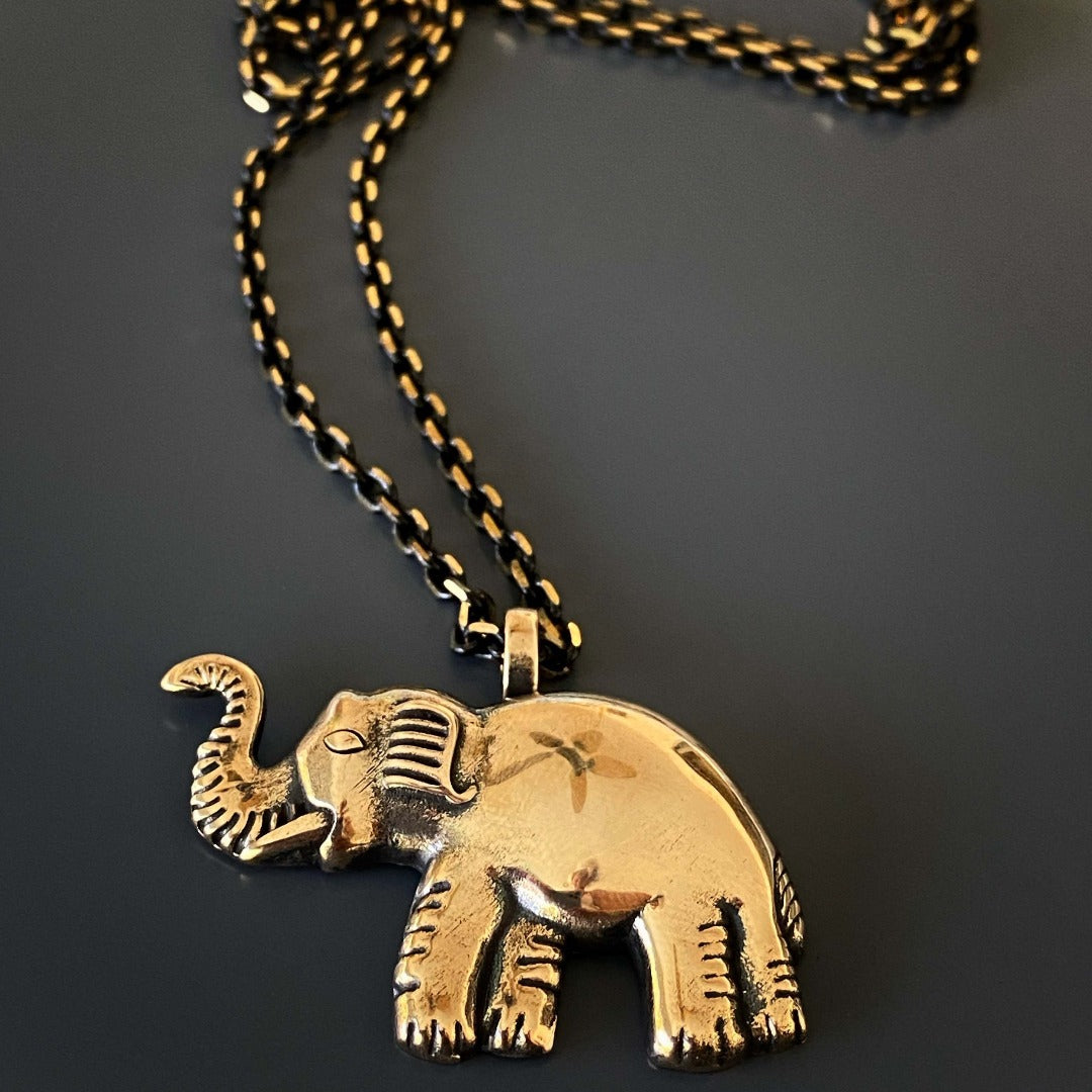 Lucky Charm - The Handcrafted Elephant Necklace is a Beautiful Reminder of Positive Energy.