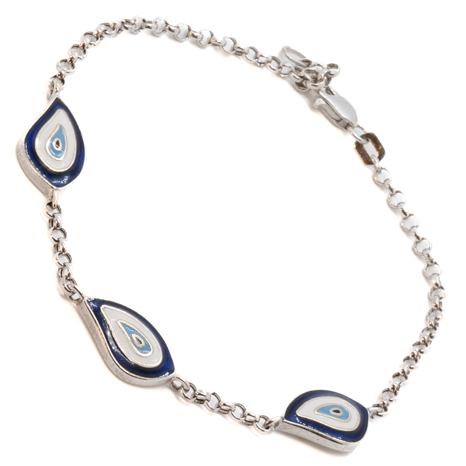Ebru Jewelry Luxury Series - Unique Teardrop Evil Eye design for a special touch.
