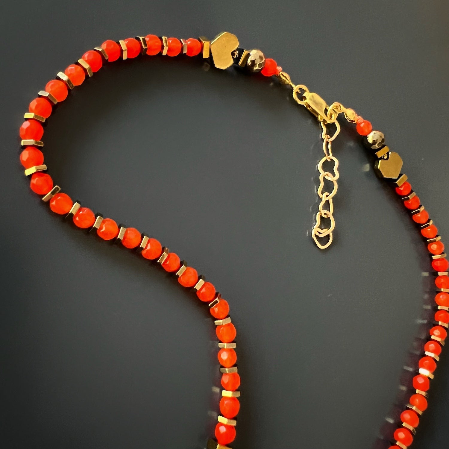 The Sun Tarot Card Necklace with Agate Beads: Perfect for self-discovery and growth