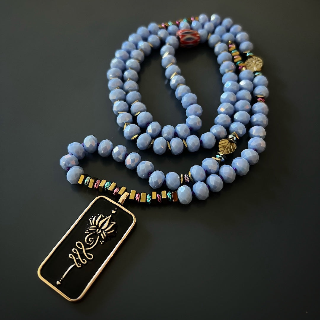 Spiritual Journey - The Unalome Pendant Necklace Symbolizes Enlightenment and Self Love.