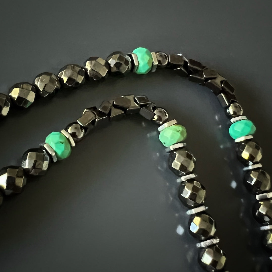 Turquoise Beads - Vibrant Blue and Green Hues.