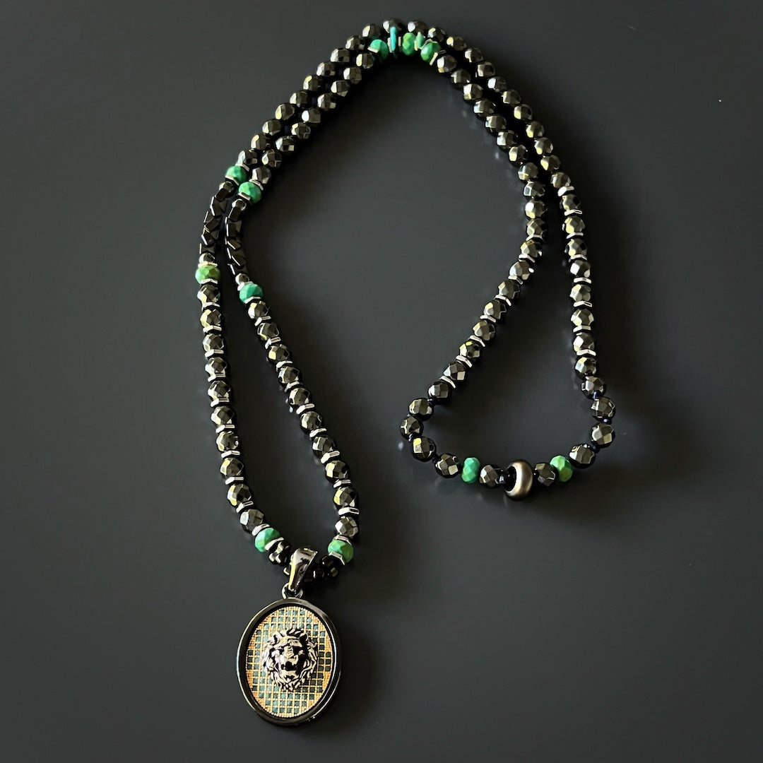 Gray Beaded Boho Tassel Necklace – Willow West Jewelry