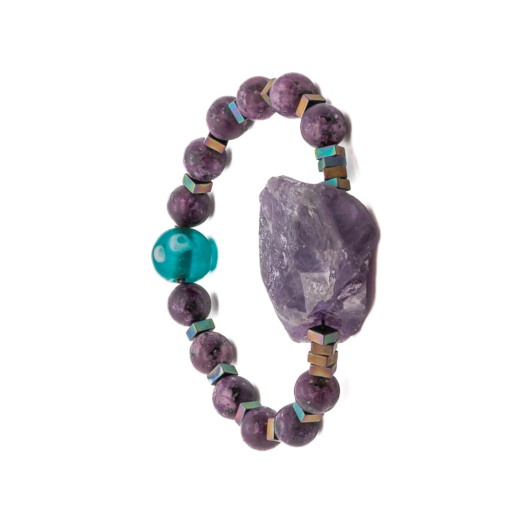 Connect with your higher self with the crown chakra resonance of amethyst