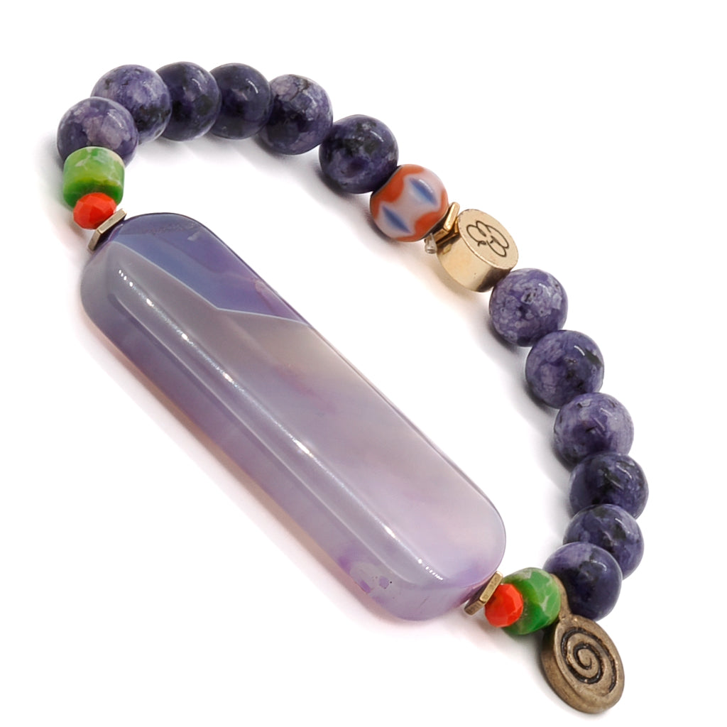 Amethyst, Purple Jade, and Green Jasper Stones Bring Balance and Harmony