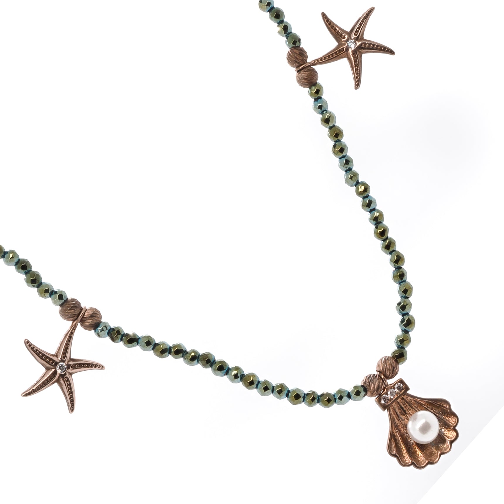 Bring a touch of the ocean with you wherever you go with the Beach Day Necklace