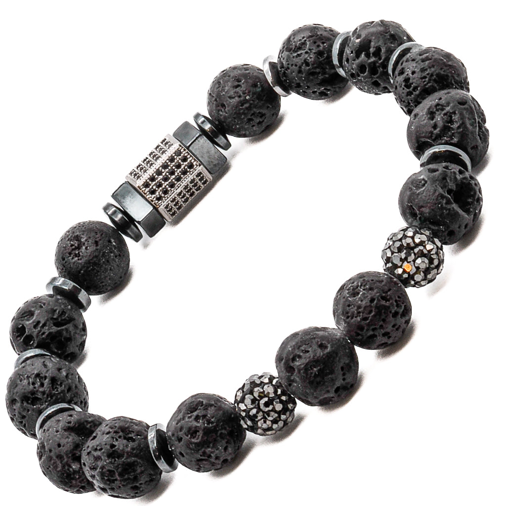 The combination of natural and elegant elements in the Black Crystal Bracelet makes it a great gift for anyone who loves stylish and meaningful jewelry.