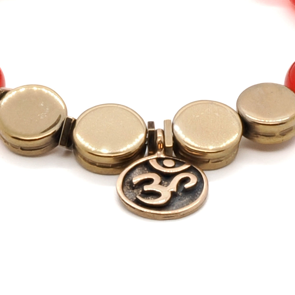 OM symbol charm represents unity and divine connection