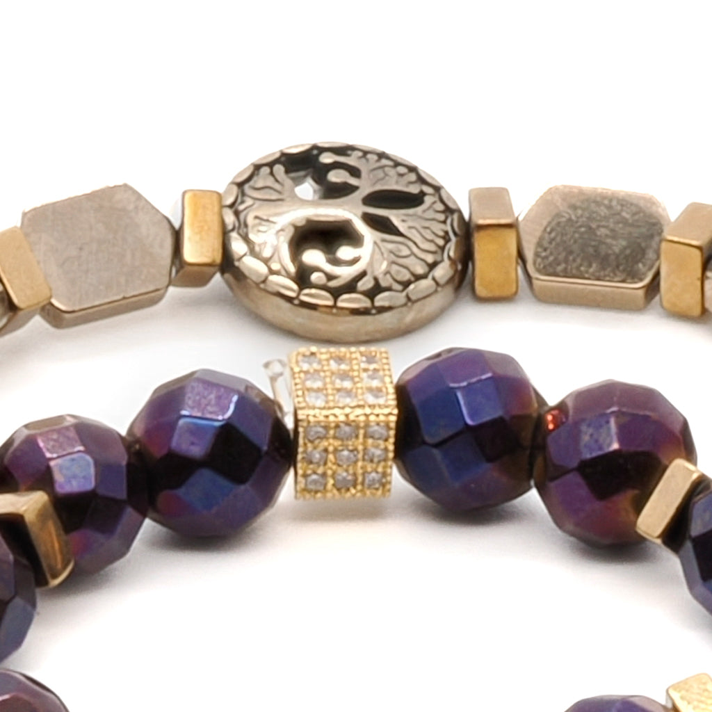 Stunning Life Journey Bracelet Set, a perfect reminder of what truly matters in life.