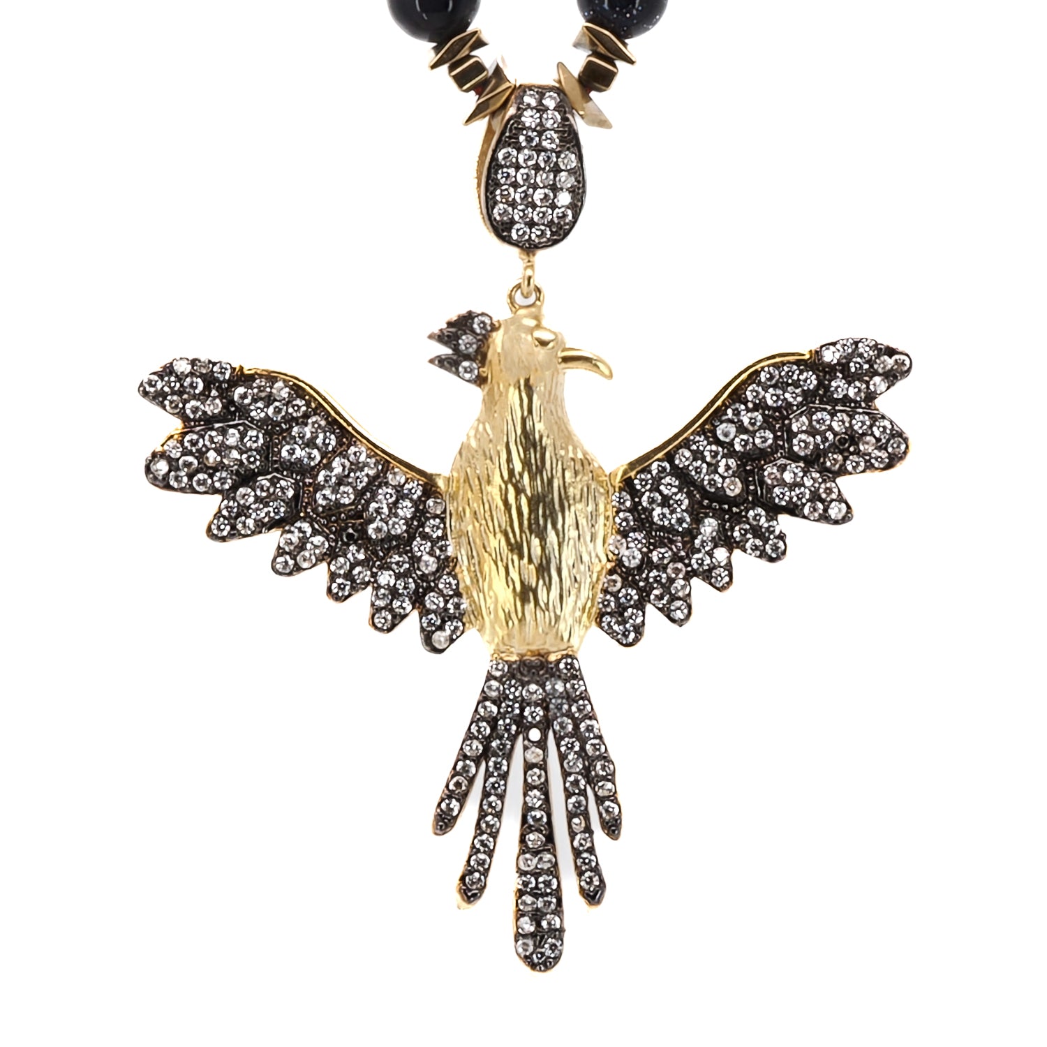 Make a bold statement with the Magical Phoenix Bird Necklace, showcasing the beauty of star stone beads and a mesmerizing phoenix pendant.