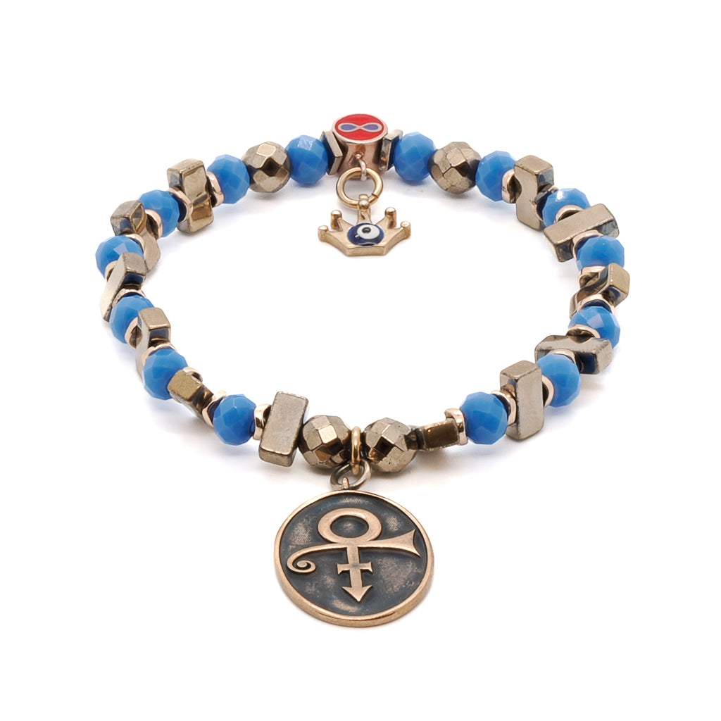 Experience the enchantment of the Magical Symbols Bracelet Set, a captivating blend of vibrant crystals and symbolic charms.