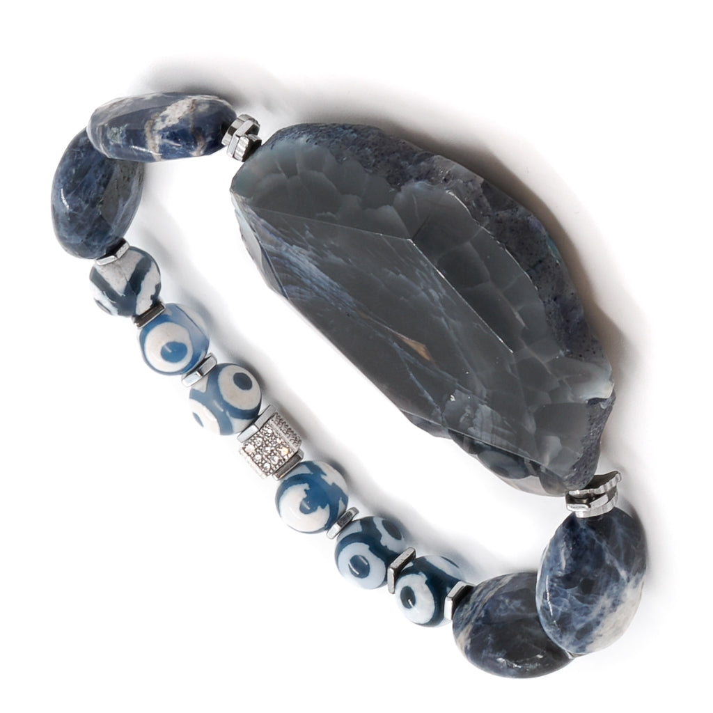 Swarovski Crystal Bead, adding a touch of sparkle and glamour to the Emotional Balance Bracelet.