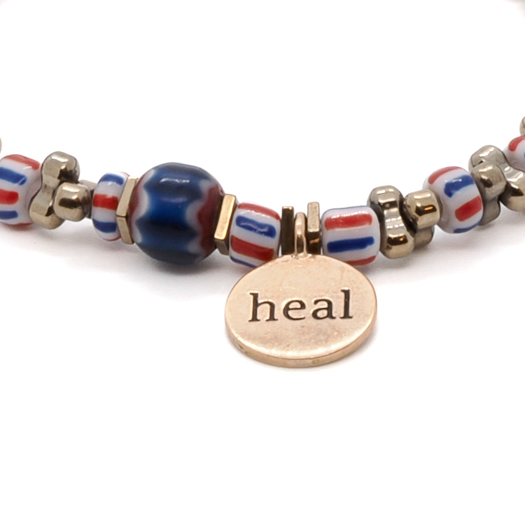 Adorn your wrist with the Nepal Heal Bracelet, a unique and meaningful accessory that embodies style and profound symbolism.
