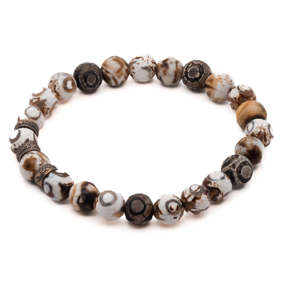 Exquisite Nepal Agate Bracelet - Metaphysical Properties.