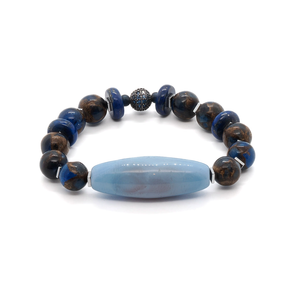 Embrace the soothing vibes of the Ocean Inner Peace Bracelet Set, a collection that promotes balance and inner harmony.