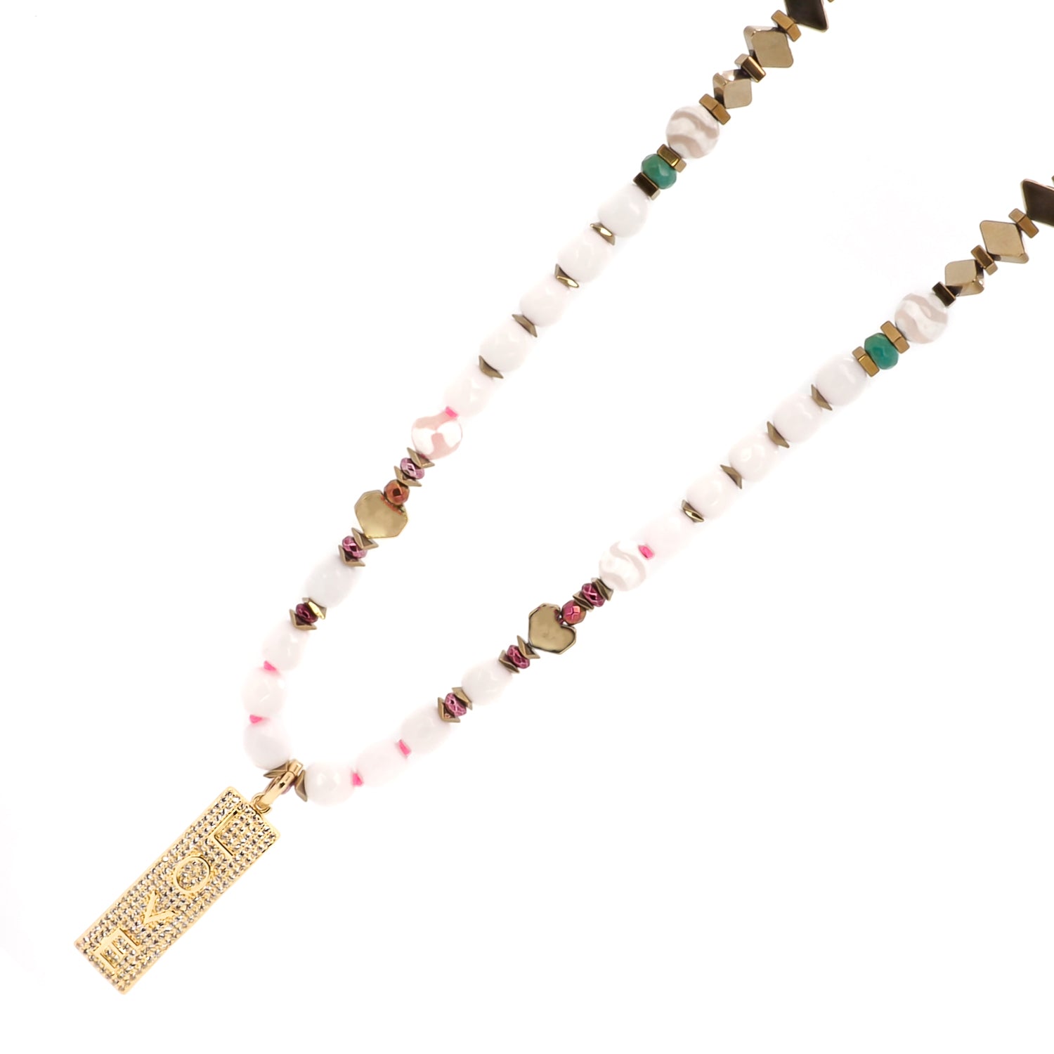 Power Of Love Necklace, a meaningful accessory that embodies the power of love, luck, and prosperity.