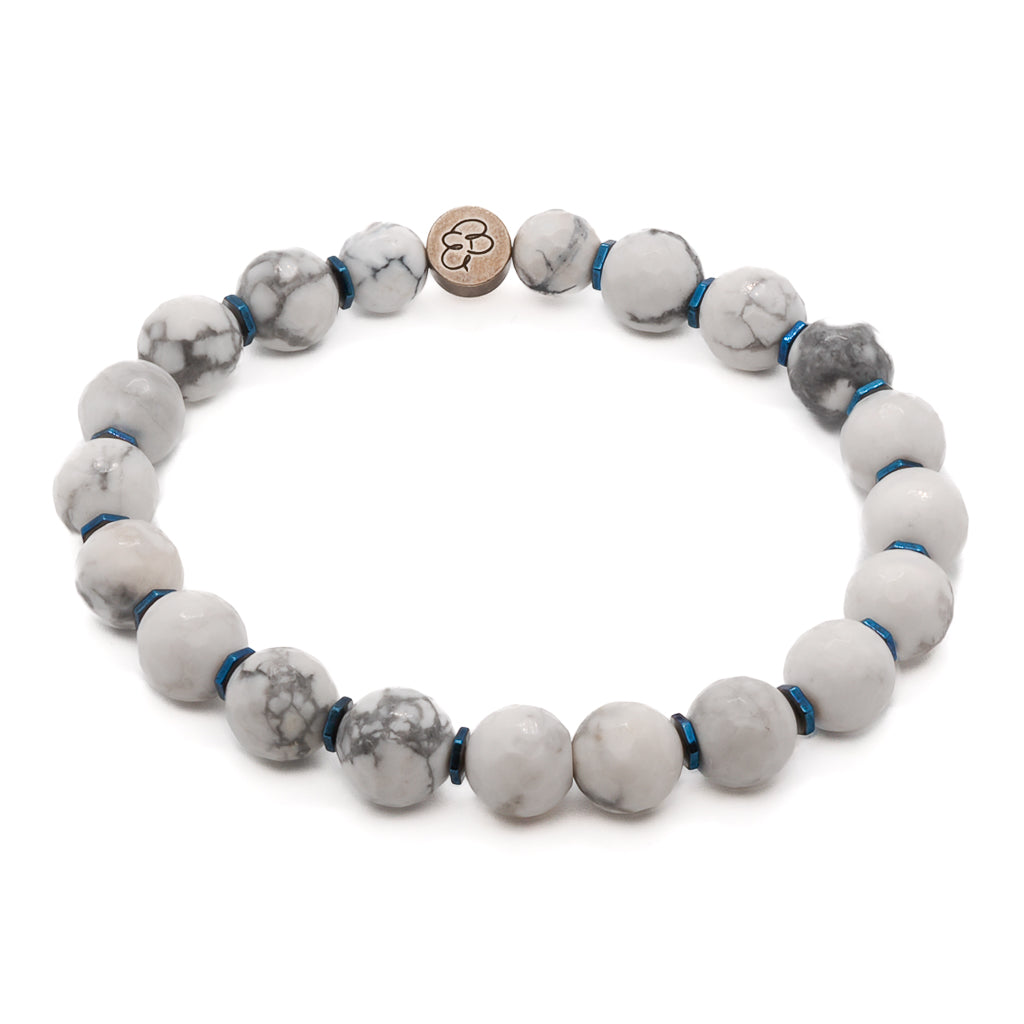 Symbol of Love - Blue Hematite Spacers Bracelet.